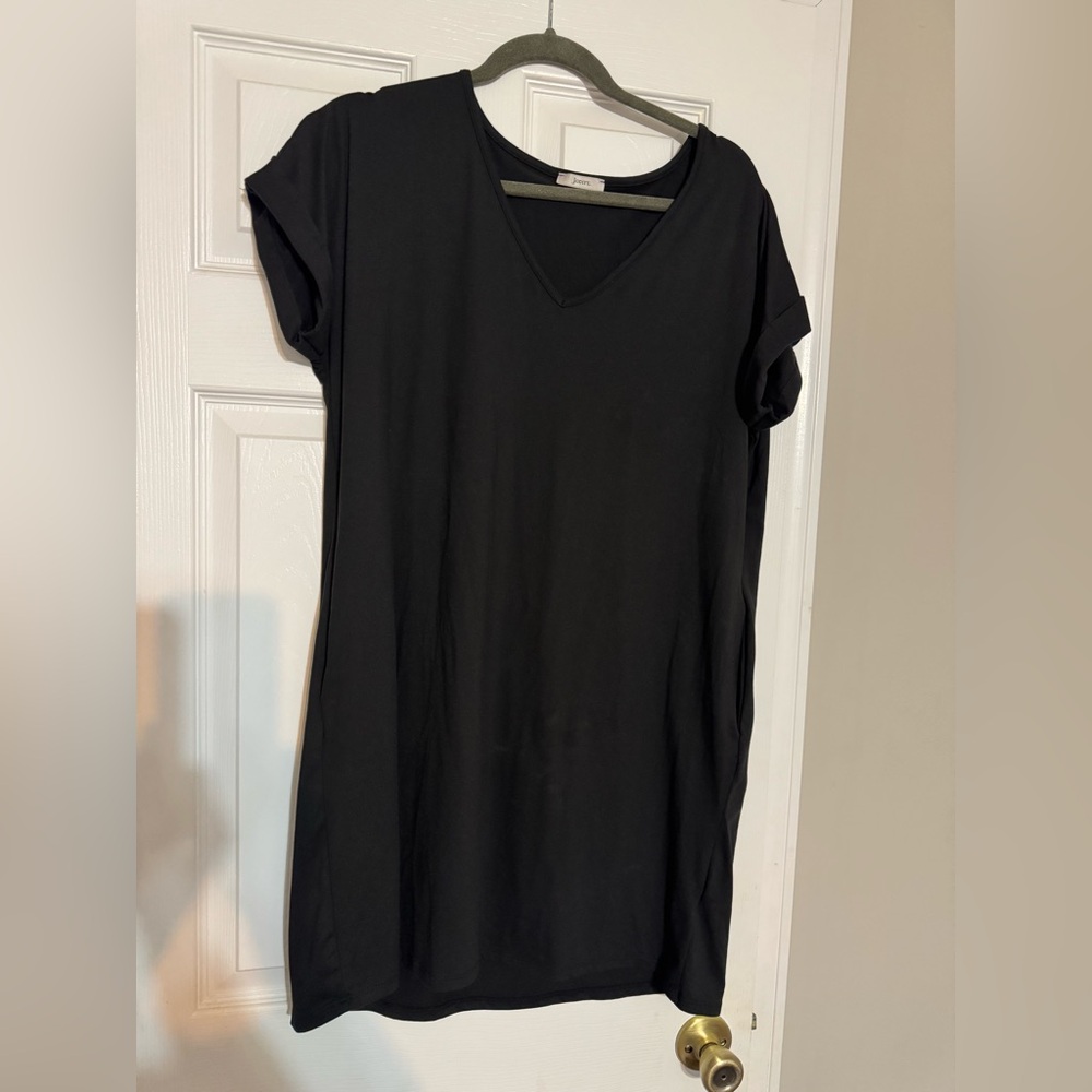Jodilf black dress with pockets NWOT sz Large